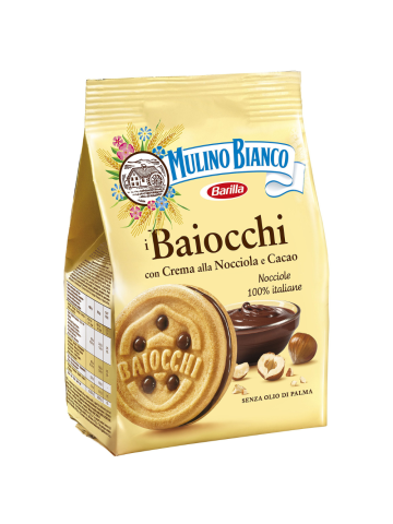 Biscotti Mulino Bianco 260G Baiocchi Nocciola | Home Essential