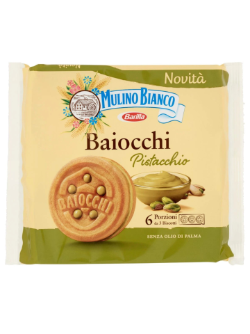 Biscotti Mulino Bianco 168G Baiocchi Pistacchio | Home Essential