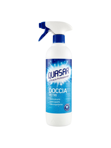 Detergente Doccia Vetri Quasar 580Ml Spray Anticalcare | Home Essential