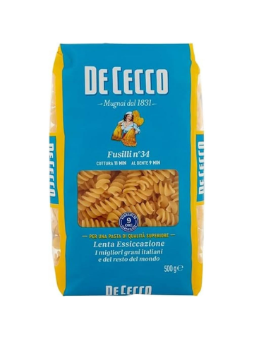 Pasta De Cecco 500G Fusilli | Home Essential