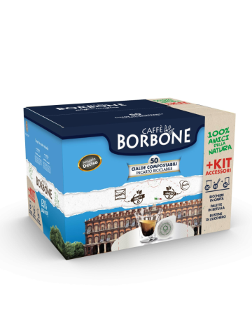 Cialde caffe'borbone 50pz decisa con kit | Home Essential