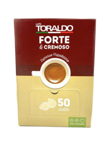 Cialde Caffe' Toraldo 50Pz Forte E Cremoso | Home Essential