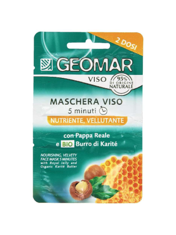 Maschera Viso Geomar Nutriente 7,5Ml Due Dosi Vellutante | Home Essential