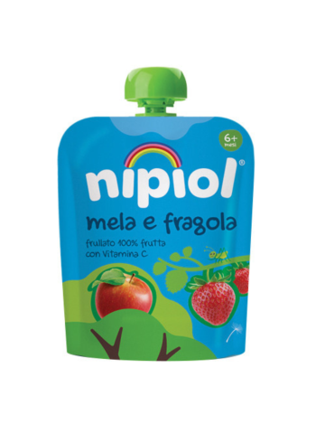 POUCH NIPIOL 85G MELA FRAGOLA | Home Essential