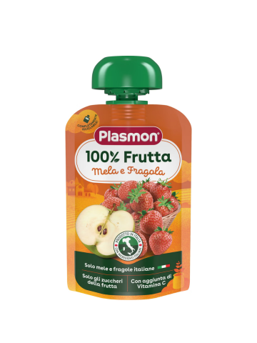 Pouch Plasmon 100G Mela E Fragola | Home Essential
