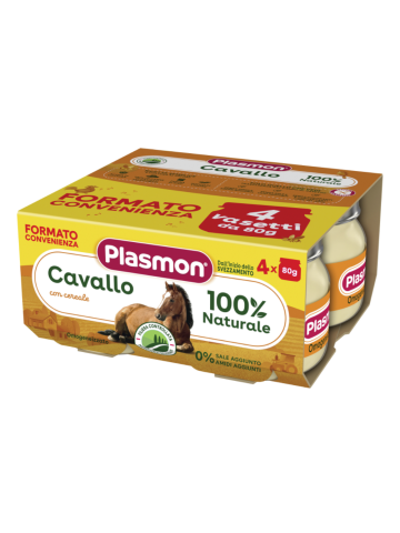 Omogeneizzato Plasmon 4X80Gr Cavallo | Home Essential
