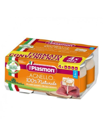 Omogeneizzato Plasmon 4X80 Gr Agnello | Home Essential