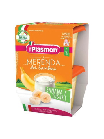 Merenda Plasmon 120Gr 2Pz Yogurt Banana | Home Essential