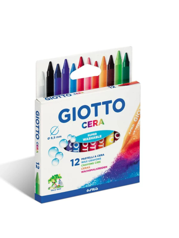 Pastelli A Cera Giotto 12Pz | Home Essential