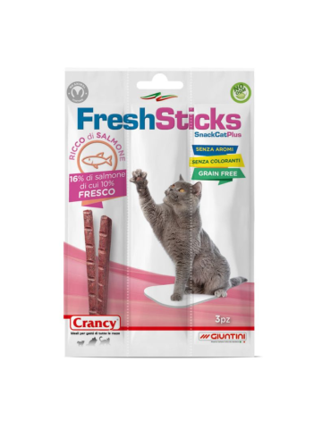 Sticks Gatto Crancy Fresh Salmone 15G | Home Essential