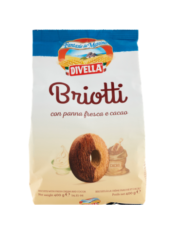Biscotti Divella 400gr Briotti Pan Cacao | Home Essential