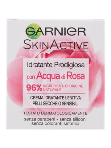 Crema Garnier 50Ml Idratante Prodigiosa Con Acqua Di Rosa | Home Essential