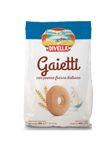 Biscotti Divella 400gr Gaietti Panna | Home Essential
