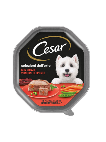 Cibo PatÈ Cane Cesar 150G Manzo Verdure | Home Essential