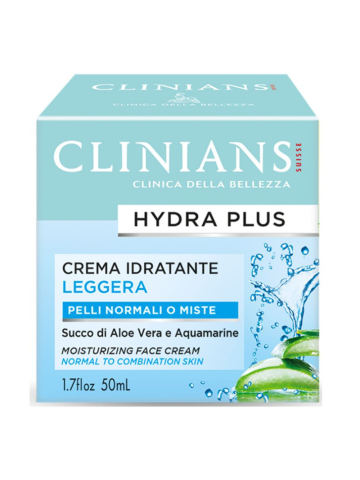 Crema Viso Clinians Hydra Plus 50G Giorno Pelli Miste E Normali | Home Essential
