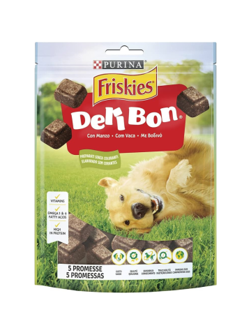 Bocconcini Carne Cane Friskies Delibon 130G Con Manzo | Home Essential