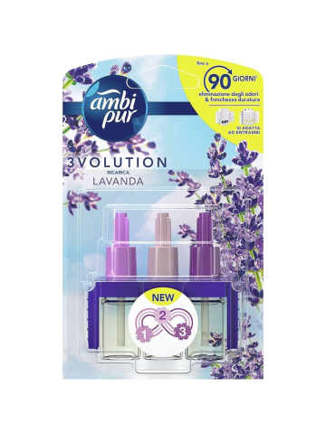 Ricarica Diffusore Ambiente Ambipur Elettrico 3Volution 20Ml Lavanda | Home Essential
