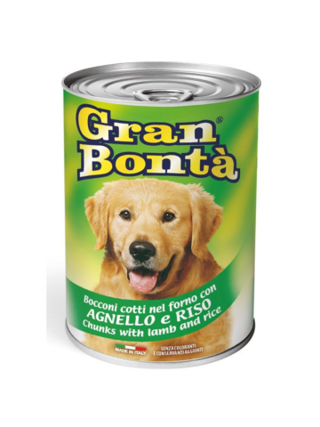 Bocconcini Cane Gran Bonta'400G Agnello E Riso | Home Essential