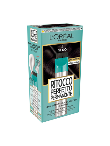 Colorazione Capelli L'Oreal 27Ml Ritocco Perfetto Nero N.2 | Home Essential