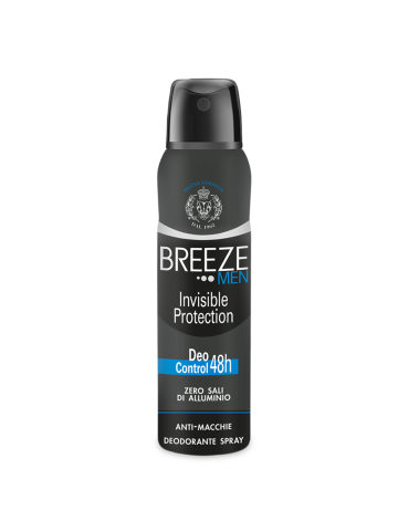 Deodorante Breeze 150Ml Spray Men Invisible Pro | Home Essential
