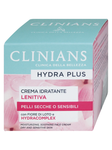 Crema Viso Clinians Hydra Plus 50G Idratante Lenitiva | Home Essential