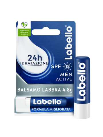 Balsamo Labbra Labello 5,5Ml Active Men | Home Essential