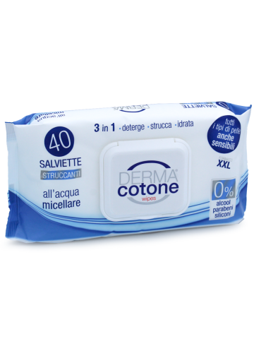 Salviettine Dermacotone 40Pz Micellare | Home Essential