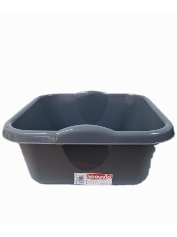 Vesuvio Bacinella Quadrata 10lt Grigio | Home Essential