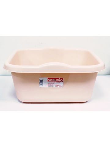 Vesuvio Bacinella Quadrata 10lt Cipria | Home Essential