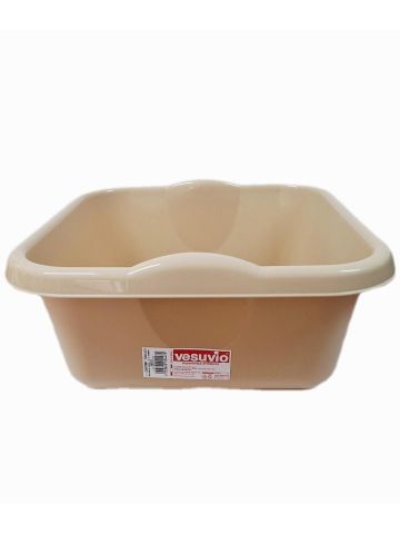 Vesuvio Bacinella Quadrata 10lt Sabbia | Home Essential