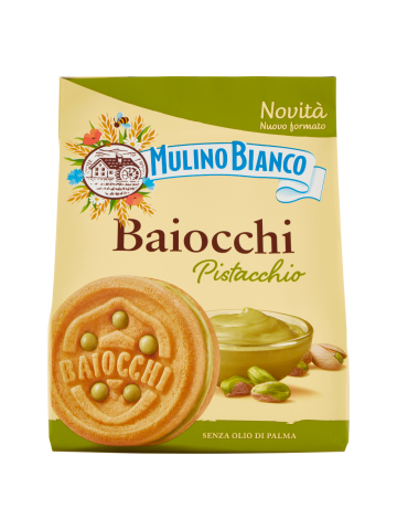 Biscotti Mulino Bianco 240G Baiocchi Pistacchio | Home Essential