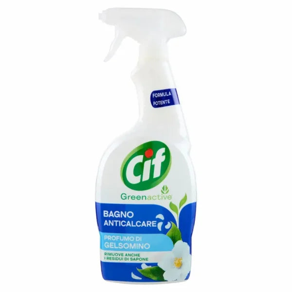 Sgrassatore anticalcare cif 650ml spray green active Gelsomino | Home Essential