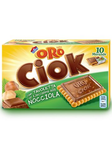 Biscotti Oro Ciok 250Gr Nocciola | Home Essential