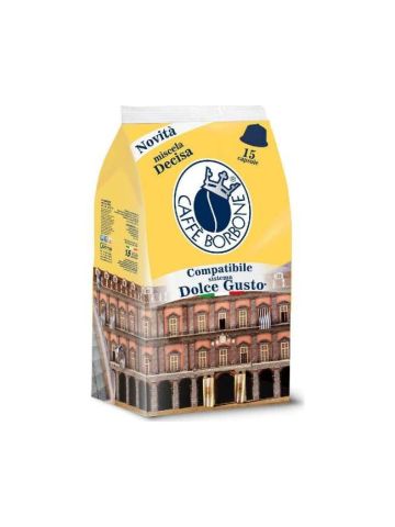 Capsule Caffe' Borbone 15Pz Miscela Decisa Dolce Gusto | Home Essential