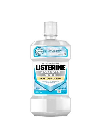 Collutorio Listerine 500Ml Advanced Gusto Delicato | Home Essential