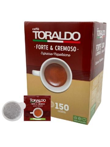 Cialde Caffe' Toraldo 150pz Forte E Cremoso | Home Essential