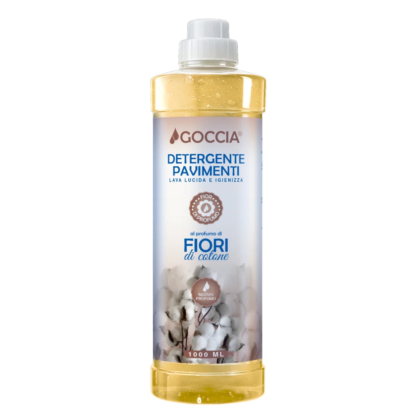 Detergente Pavimenti - Goccia - 1lt - Cotone | Home Essential