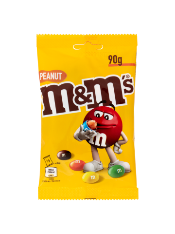 Snack M&M'S Al Cioccolato Con Arachidi Pouch 90Gr | Home Essential