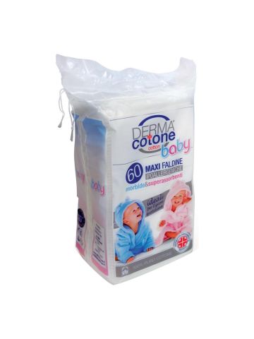 Quadrotti Dermacotone 60Pz Faldine Baby | Home Essential