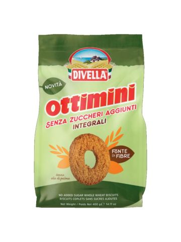 Biscotti Divella Ottimini Senza zuccheri 400G Integrali | Home Essential