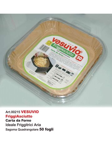 Vesuvio Friggiasciutto Quadro 20cm 50pz | Home Essential