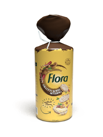 Gallette Di Riso Flora 130G Integrali | Home Essential