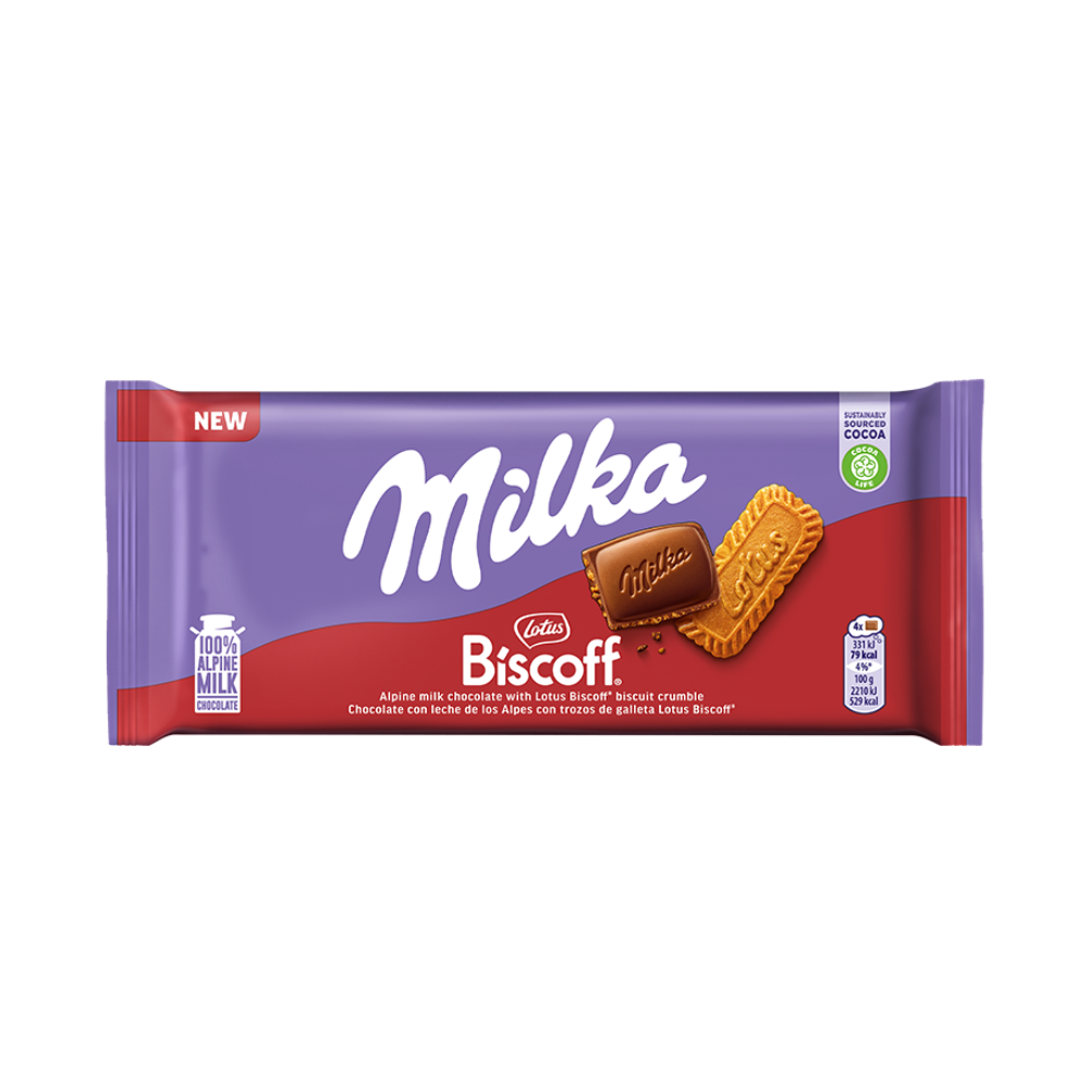 Milka Biscoff Lotus 90g | Home Essential