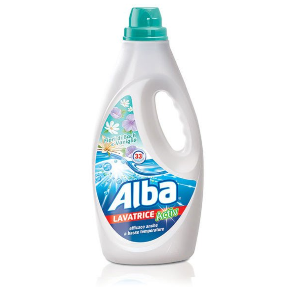 Detersivo Lavatrice Alba 33 Lavaggi 1850ml Fiori Di Back E Vaniglia | Home Essential