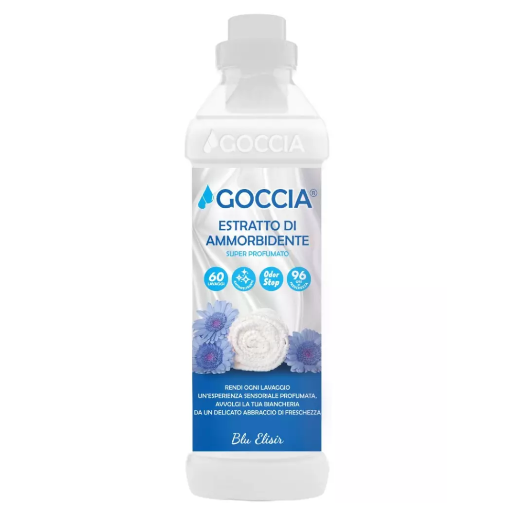 Goccia Ammorbidente Concentrato Ml900 Blu Elisir | Home Essential