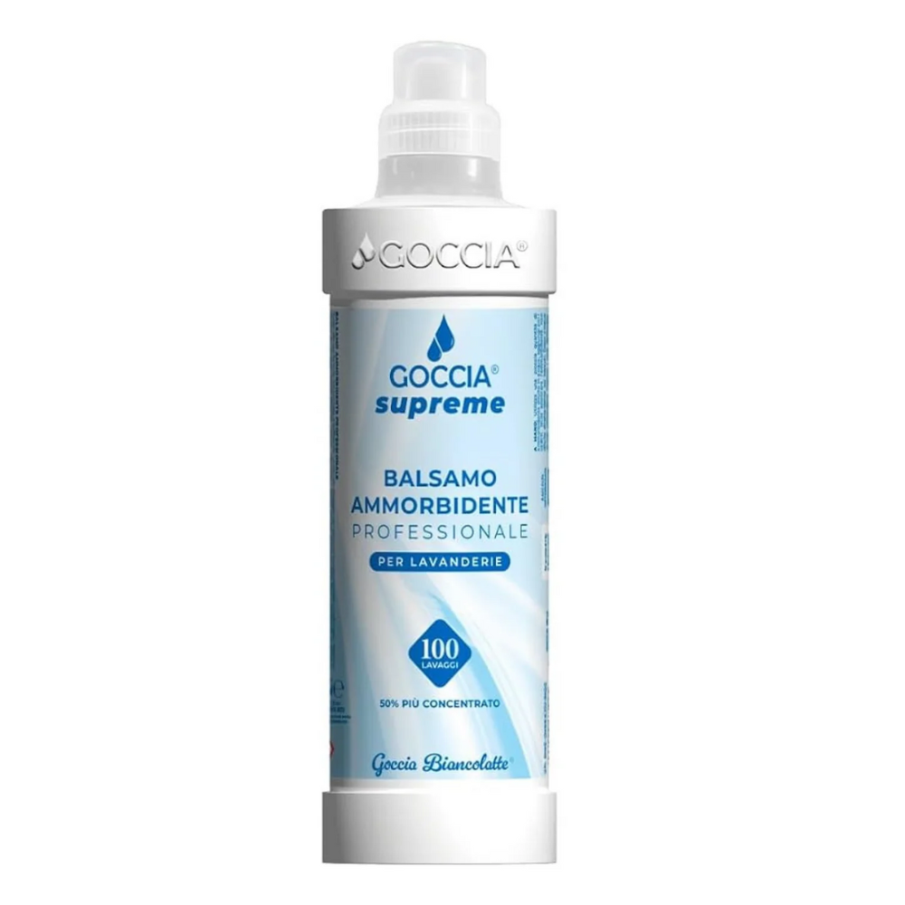 Ammorbidente Goccia supreme Biancolatte 1 lt 100 lav | Home Essential