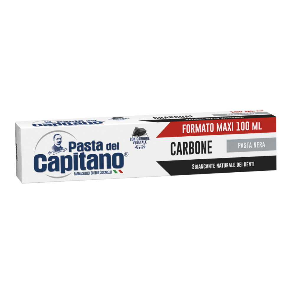 Dentifricio Pasta Del Capitano 100ml Carbone | Home Essential