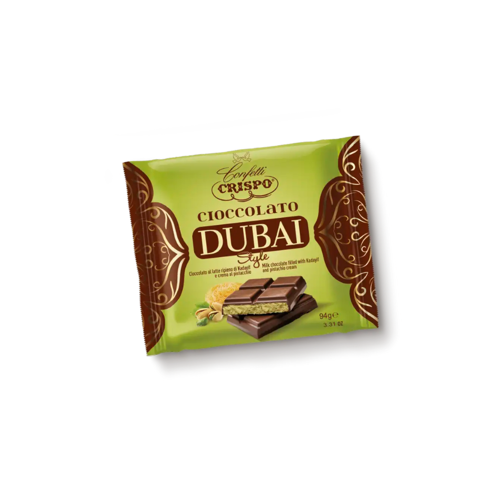 Tavoletta Cioccolato Dubai Crispo 94gr | Home Essential