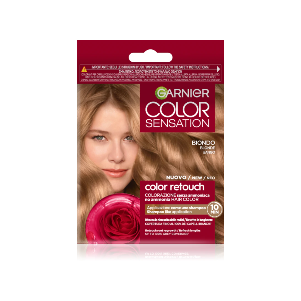 Colorazione Capelli Garnier Color Sensation Retouch 7.0 Biondo | Home Essential