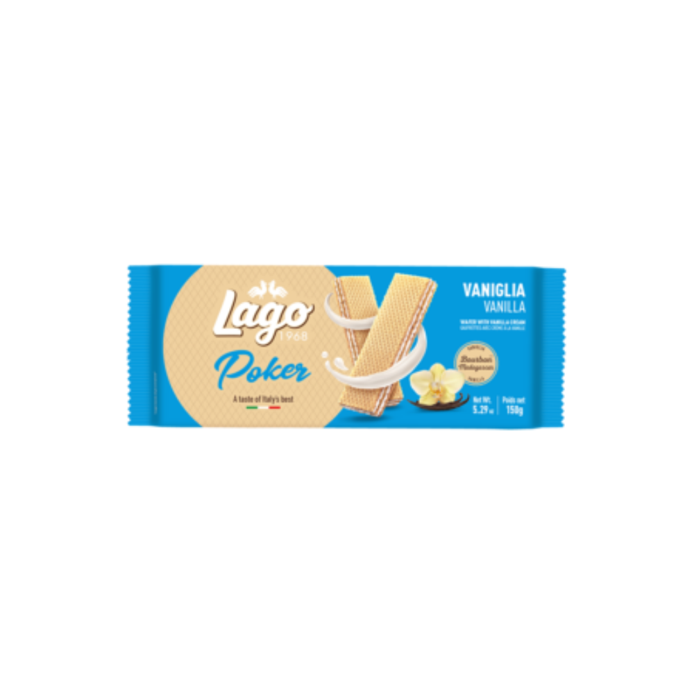 Wafer Lago Poker 150gr Vaniglia | Home Essential